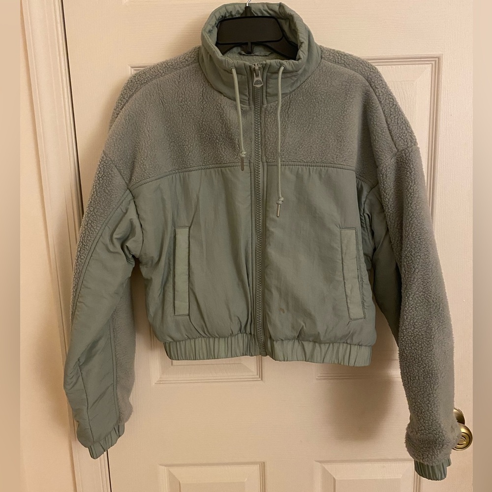 Bomber jacket. Brand: Urban Outfitters. Color: green. Size: L